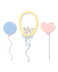 Fustella Sizzix Thinlits "Palloncini" - 664371