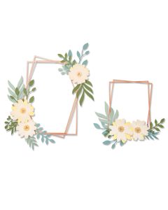 Fustella Sizzix Thinlits "Cornice geometrica floreale" - 664377