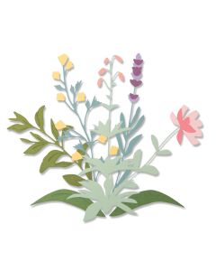 Fustella Sizzix Thinlits "Steli primaverili" - 664381