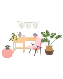 Fustella Sizzix Thinlits "Interni urbani" - 664383