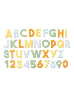 Fustella Sizzix Bigz XL "Alfabeto maiuscolo e numeri Spesso" - 664385