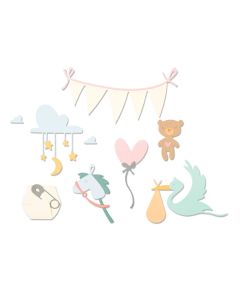 Fustella Sizzix Thinlits "Ninnananna" - 664399