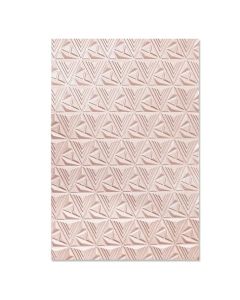 Fustella Sizzix Embossing Folder 3D "Trama geometrica" - 664425