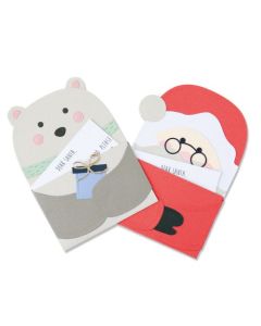 Fustella Sizzix Thinlits "Lettera a Babbo Natale" - 664456