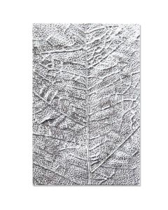 Fustella Sizzix Embossing Folder 3D "Venature di foglia" - 664488