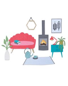 Fustella Sizzix Thinlits "Serata invernale" - 664494