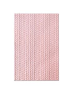 Fustella Sizzix Embossing Folder 3D "Maglia" - 664509