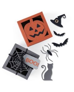 Fustella Sizzix Thinlits "Scatolina, contorni spaventosi" - 664577