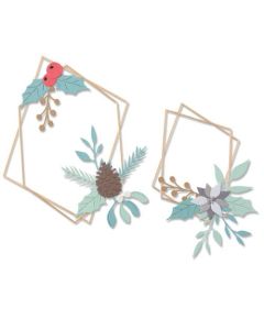 Fustella Sizzix Thinlits "Cornice geo invernale" - 664583