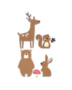 Fustella Sizzix Bigz "Amici della foresta" - 664593