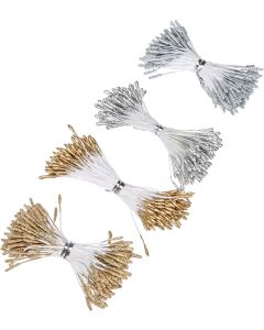 Set 400 pistilli per fiori "Metallizzati" Sizzix - 664616