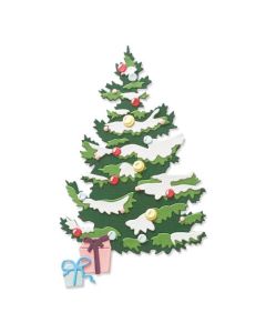 Fustella Sizzix Thinlits "Albero di Natale stratificato" - 664712