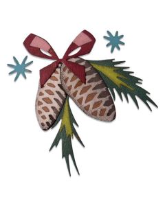 Fustella Sizzix Thinlits "Decori festivi colorize" - 664733