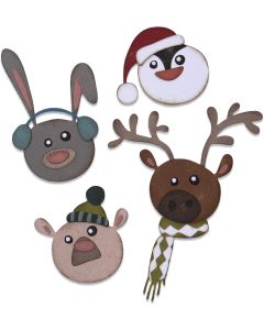 Fustella Sizzix Thinlits "Creature invernali" - 664752