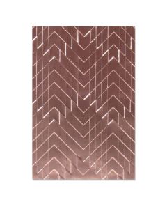 Fustella Sizzix Embossing Folder 3D "Chevron sfalsati" - 664761