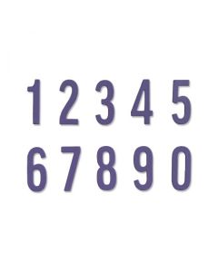 Fustella Sizzix Thinlits "Numeri in grassetto" - 665073