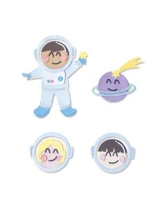 Fustella Sizzix Thinlits "Astronauta" 665090