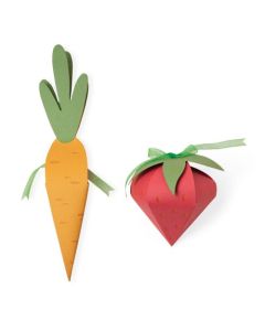 Fustella Sizzix Bigz Plus "Scatola, carota e fragola" - 665106