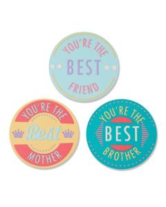 Fustella Sizzix Thinlits "Etichette, You're the best" - 665187