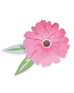 Fustella Sizzix Thinlits "Fiore di gerbera" - 665334