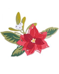 Fustella Sizzix Thinlits "Fiore natalizio stratificato" - 665342