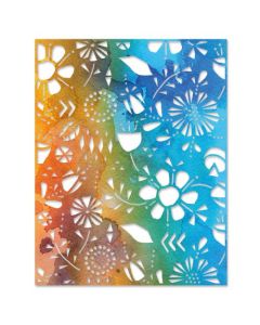Fustella Sizzix Thinlits "Fiori Folk" - 665363