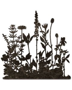 Fustella Sizzix Thinlits "Prato in fiore" - 665369