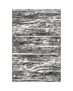 Fustella Sizzix Mini Embossing Texture Fades 3D "Legno mini" - 665460