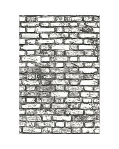 Fustella Sizzix Mini Embossing Texture Fades 3D "Muro mattoni mini" - 665462
