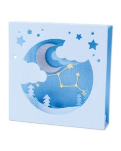 Fustella Sizzix Thinlits "Biglietto scatola celeste" - 665476