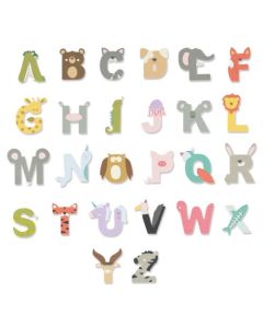 Fustella Sizzix Thinlits "Alfabeto di animali" - 665486