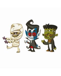 Fustella Sizzix Thinlits "Festa in costume, colorize Halloween" - 665555