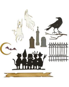 Fustella Sizzix Thinlits "Halloween 2021, vault series" - 665563