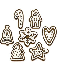 Fustella Sizzix Thinlits "Biscotti di Natale" - 665566