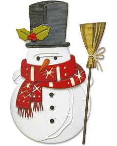 Fustella Sizzix Thinlits "Winston, pupazzo di neve Colorize" - 665569