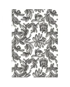 Fustella Sizzix Mini Embossing Texture Fades 3D "Mini botanico" - 665631
