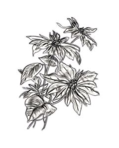 Fustella Sizzix Mini Embossing Texture Fades 3D "Mini stella di Natale" - 665635
