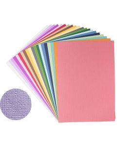 Set 80 fogli di cartoncino "Colori tenui" formato A4 - 665695