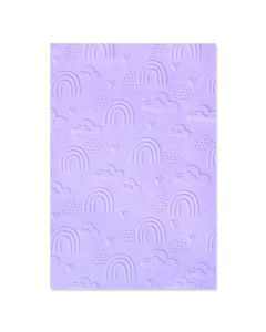 Fustella Sizzix Embossing Folder 3D Multi-Livello "Arcobaleno nel cielo" - 665739