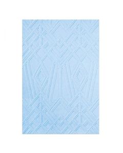 Fustella Sizzix Embossing Textured Impression 3D "Diamanti geometrici" - 665748