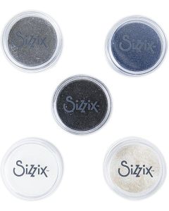 Set polvere opaca per Embossing Sizzix - Colori neutri 665843