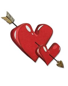 Fustella Sizzix Thinlits "Innamorato, colorize" - 665852