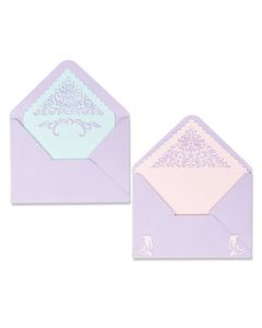 Fustella Sizzix Thinlits "Buste per lettera dentellate" - 665890