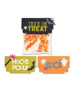 Fustella Sizzix Thinlits "Topper di Halloween" - 665951