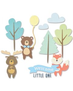 Fustella Sizzix Thinlits "Set bosco per bebè" - 665960