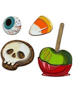 Fustella Sizzix Thinlits "Dolcetto o scherzetto, colorize" - 666002