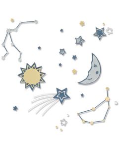 Fustella Sizzix Thinlits "Luce notturna" - 666021