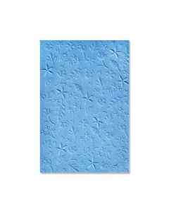Fustella Sizzix Embossing Folder 3D Multi-Livello "Foglie sparse" - 666034