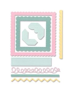 Fustella Sizzix Thinlits "Cornici e bordi straordinari" - 666235