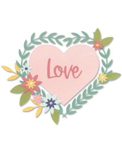 Fustella Sizzix Thinlits "Ciao, amore" - 666275